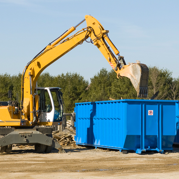 are there any restrictions on where a residential dumpster can be placed in Moriah Center New York